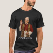 Chicago Pope Leo XIV 'Da Pope' | Funny katholisch T-Shirt (Vorderseite)