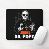 Chicago Pope Leo Xiv Da Pope Funny Meme Mousepad (Mit Mouse)
