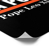 Chicago Pope Leo Xiv Shirt Kardinal Robert Prevost Poster (Ecke)