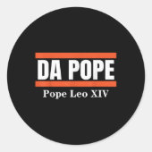 Chicago Pope Leo Xiv Shirt Kardinal Robert Prevost Runder Aufkleber (Vorderseite)