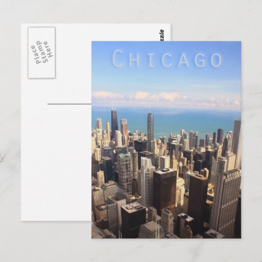 Chicago Post Card Postkarte (Vorne/Hinten)