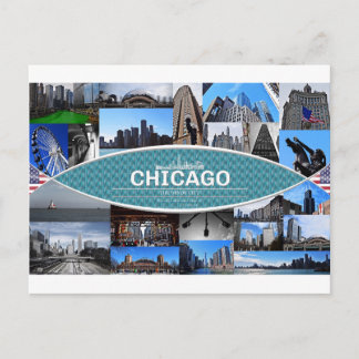 Chicago Postcard Postkarte