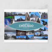 Chicago Postcard Postkarte (Vorderseite)