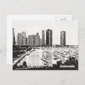 Chicago Postcard Postkarte (Vorne/Hinten)