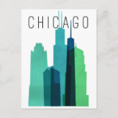 CHICAGO POSTCARD POSTKARTE (Vorderseite)