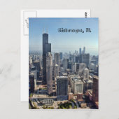 Chicago Postcard Postkarte (Vorne/Hinten)