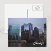 Chicago Postcard Postkarte (Vorne/Hinten)