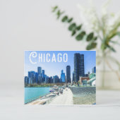 Chicago Postcard Postkarte (Stehend Vorderseite)