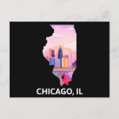 Chicago Postcard Postkarte (Vorderseite)