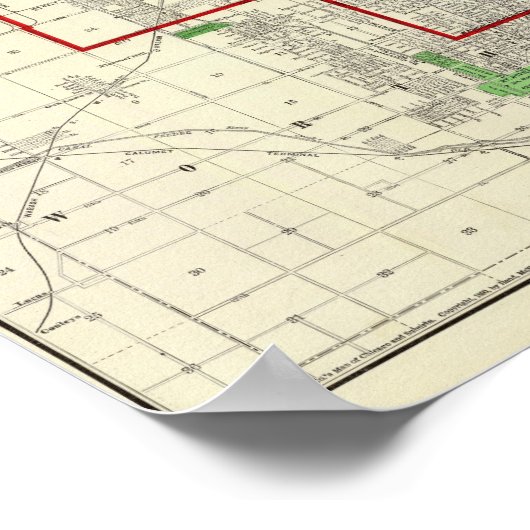 Chicago Poster (Ecke)