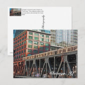 Chicago Postkarte (Vorne/Hinten)