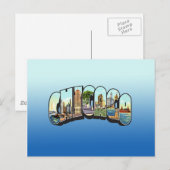 Chicago Postkarte (Vorne/Hinten)