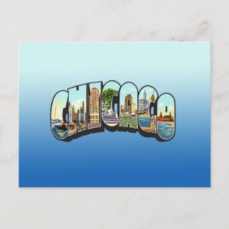 Chicago Postkarte