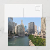 Chicago Postkarte (Vorne/Hinten)