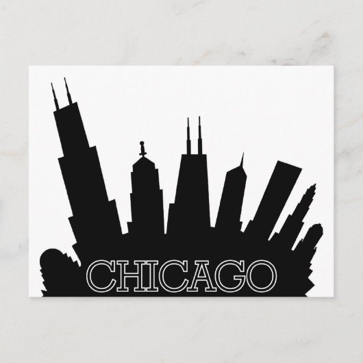 Chicago Postkarte (Vorderseite)