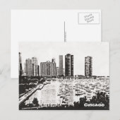 Chicago Postkarte (Vorne/Hinten)