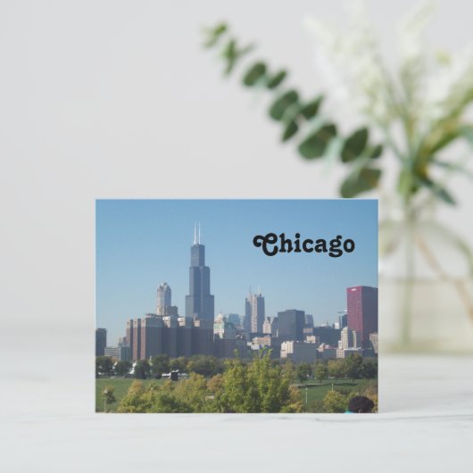 Chicago Postkarte (Stehend Vorderseite)