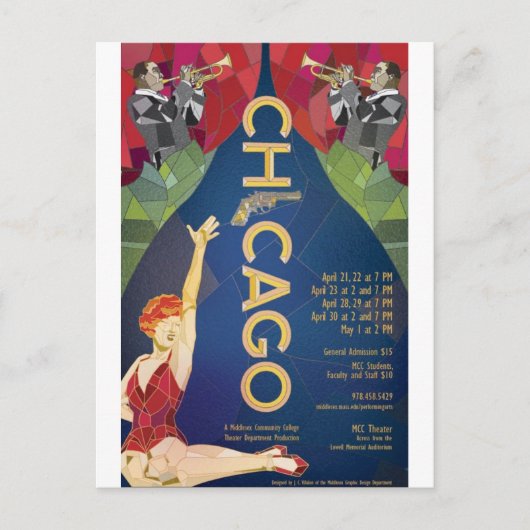 Chicago Postkarte (Vorderseite)