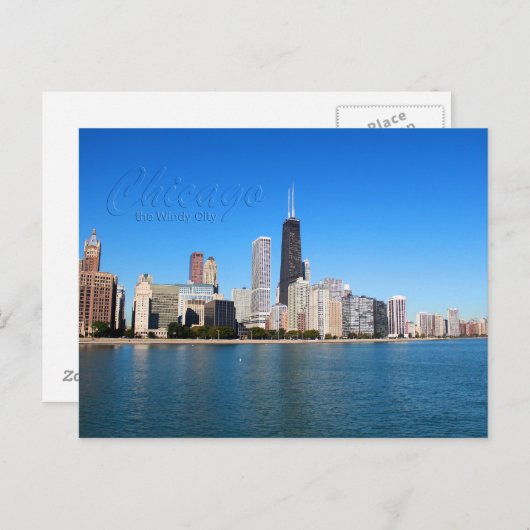 Chicago Postkarte (Vorne/Hinten)