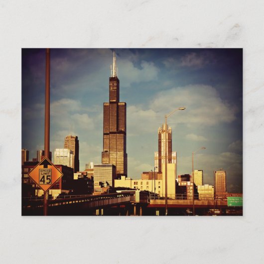 Chicago Postkarte (Vorderseite)
