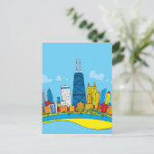 Chicago Postkarte (Stehend Vorderseite)