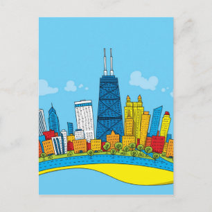 Chicago Postkarte
