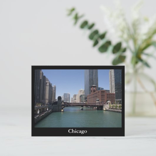 Chicago Postkarte (Stehend Vorderseite)