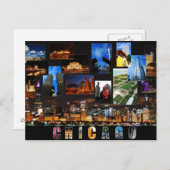 CHICAGO POSTKARTE (Vorne/Hinten)