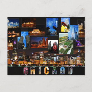CHICAGO POSTKARTE