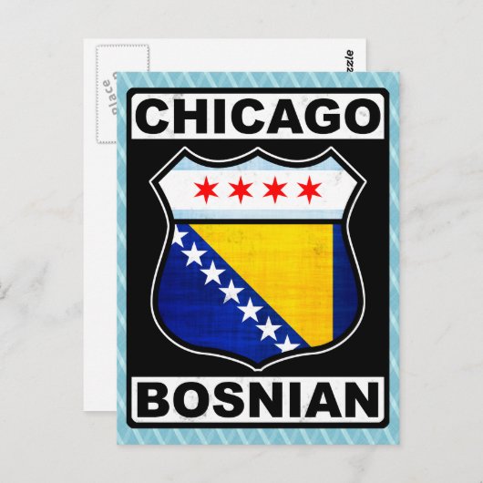 Chicago Postkarte (Vorne/Hinten)