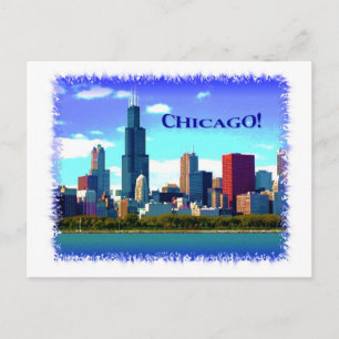 Chicago Postkarte