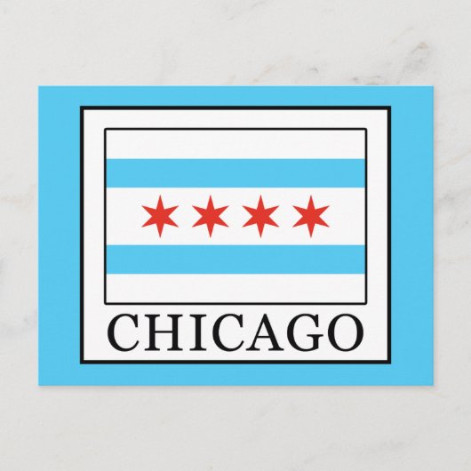 Chicago Postkarte (Vorderseite)