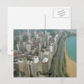 Chicago Postkarte (Vorne/Hinten)