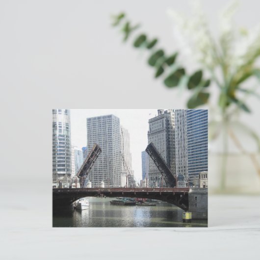 Chicago Postkarte (Stehend Vorderseite)