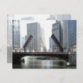 Chicago Postkarte (Vorne/Hinten)