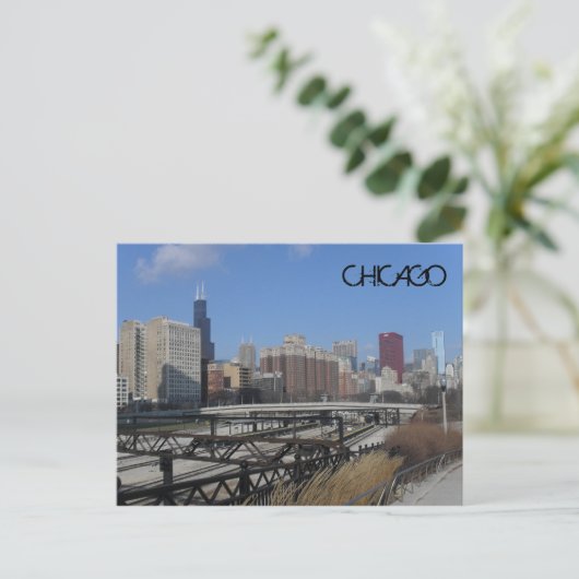 Chicago Postkarte (Stehend Vorderseite)