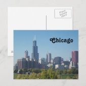 Chicago Postkarte (Vorne/Hinten)