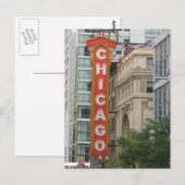 Chicago Postkarte (Vorne/Hinten)