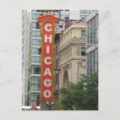 Chicago Postkarte (Vorderseite)
