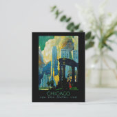 Chicago Postkarte (Stehend Vorderseite)