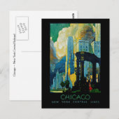 Chicago Postkarte (Vorne/Hinten)