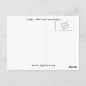 Chicago Postkarte (Rückseite)
