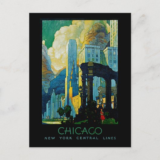 Chicago Postkarte (Vorderseite)