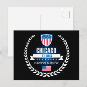 Chicago Postkarte (Vorne/Hinten)