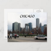 CHICAGO POSTKARTE (Vorne/Hinten)