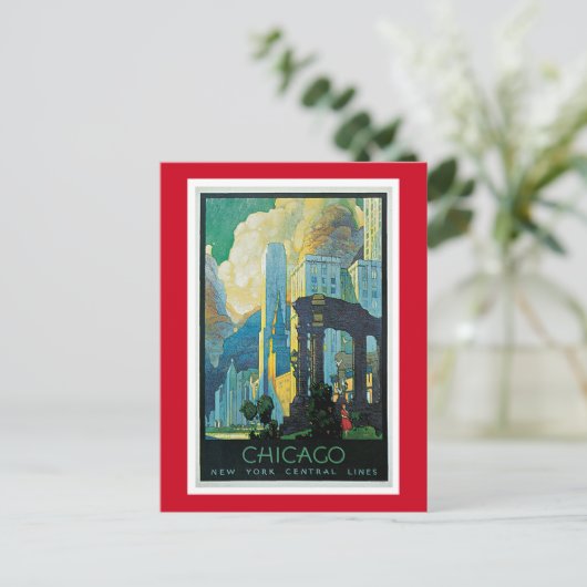 Chicago Postkarte (Stehend Vorderseite)