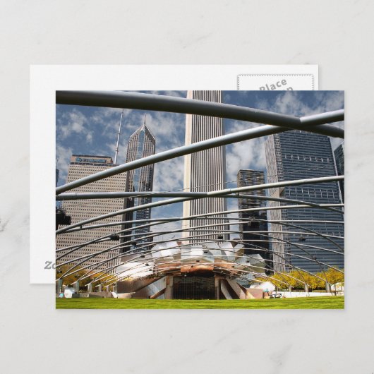 Chicago Postkarte (Vorne/Hinten)
