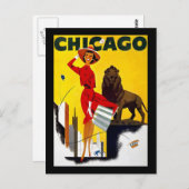 Chicago Postkarte (Vorne/Hinten)
