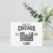 Chicago Postkarte (Stehend Vorderseite)