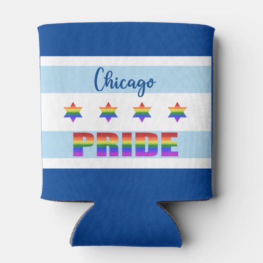 Chicago Pride Dosenkühler (Rückseite)